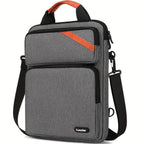 Laptop Bag with Space-Saving, Inch Vertical Sleeve Shoulder Strap Slim - Grey option