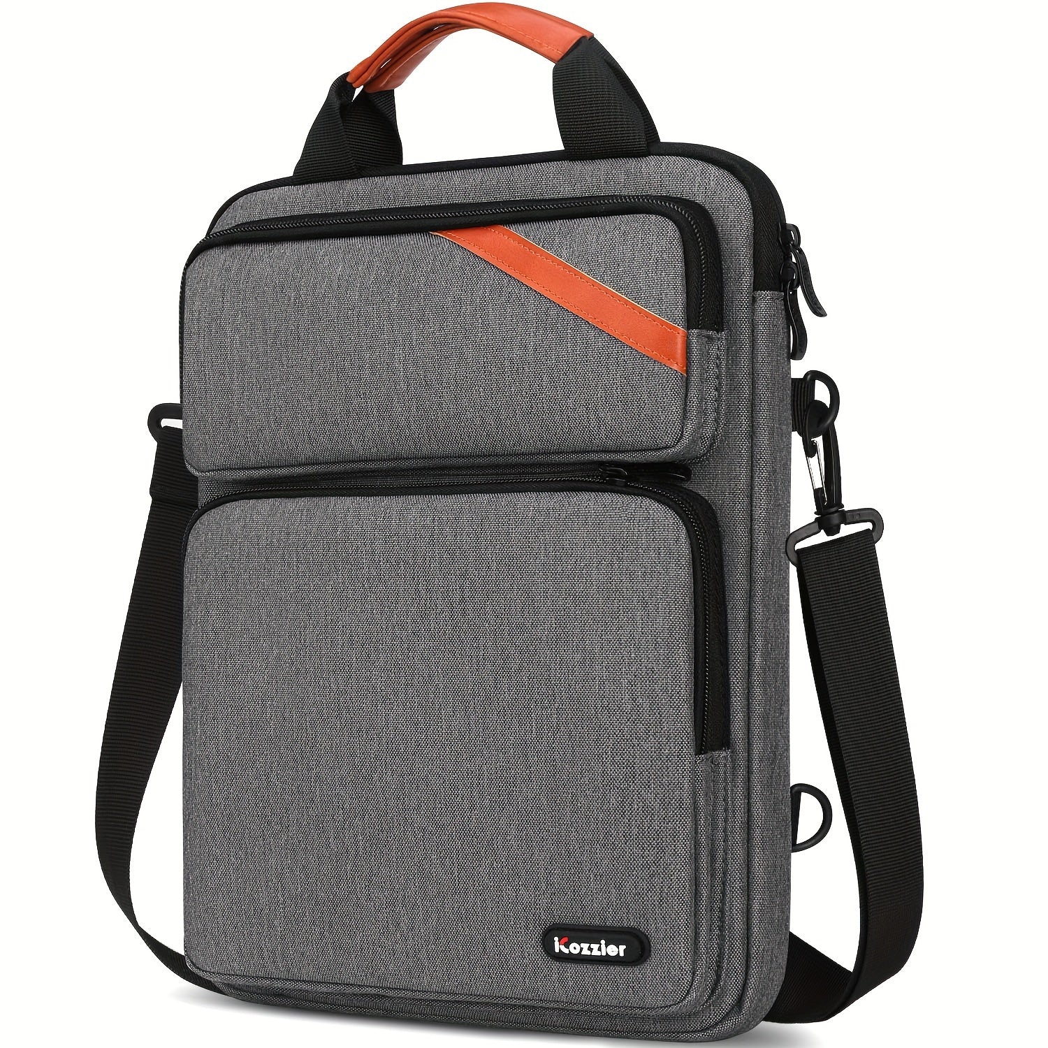 Laptop Bag with Space-Saving, Inch Vertical Sleeve Shoulder Strap Slim - Grey option