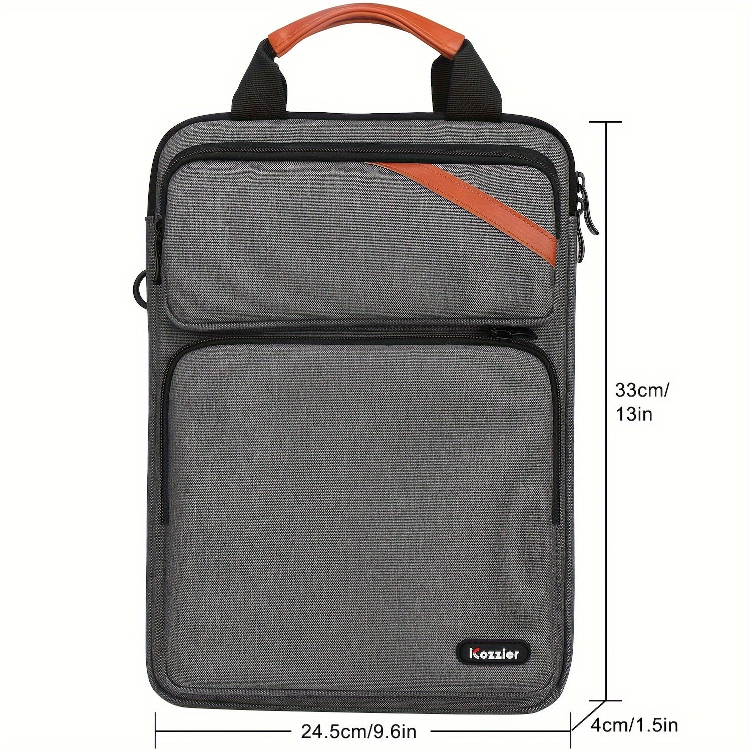 Laptop Bag with Space-Saving, Inch Vertical Sleeve Shoulder Strap Slim