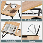 Laptop Desk with Adjustable Bed Five-Colour Split Top - product gallery image 13
