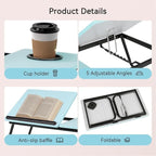 Laptop Desk with Adjustable Bed Five-Colour Split Top - product gallery image 43