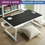 Laptop Desk with Portable Bed Table 60x40cm Cup Holder - product gallery image 4