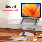 Laptop Stand with Foldable, Adjustable Height, Carbon Steel - product gallery image 4