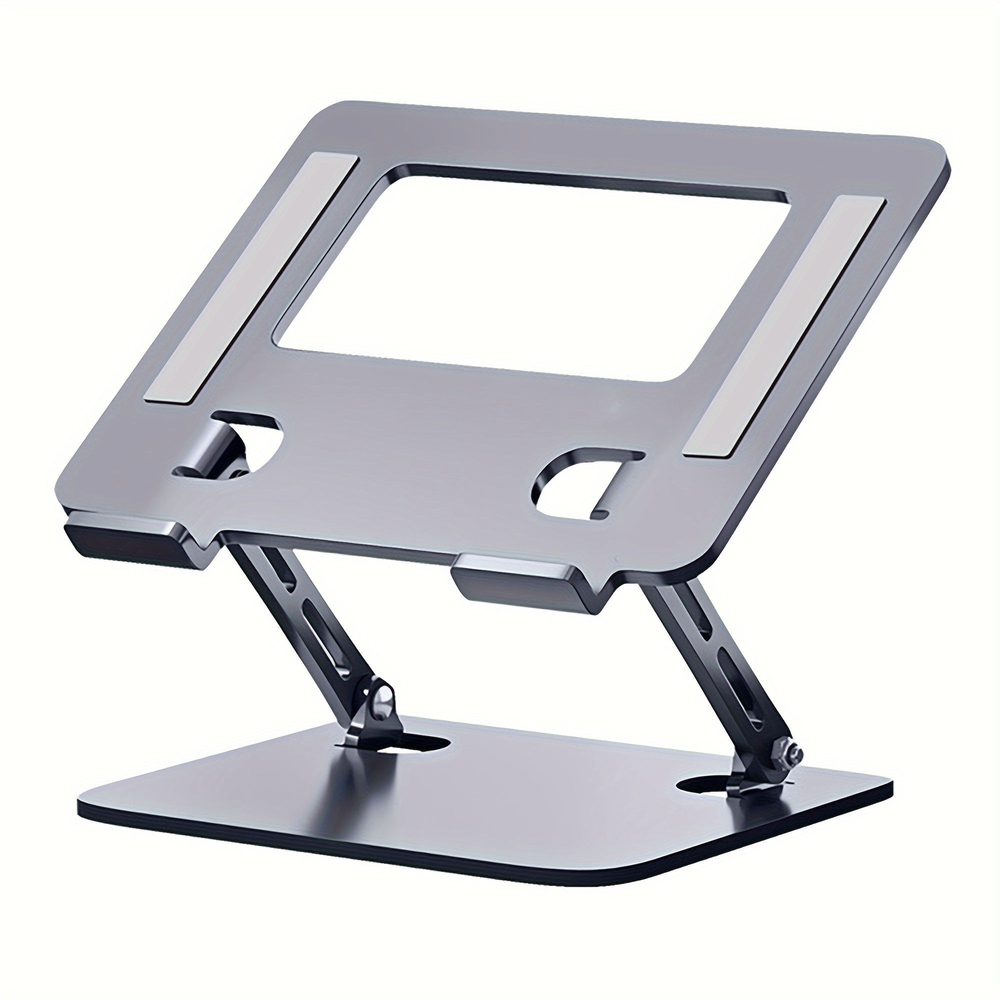 Laptop Stand with Foldable, Adjustable Height, Carbon Steel - Grey option