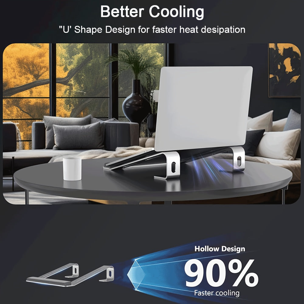 Laptop Stand with Foldable, Adjustable Height, Non-Slip - product gallery image 3