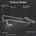 Laptop Stand with Foldable, Adjustable Height, Non-Slip - product gallery image 4