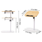 Laptop Tables & Desk with Adjustable Height, Wood for living rooms - product gallery image 18