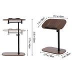 Laptop Tables & Desk with Adjustable Height, Wood for living rooms - product gallery image 7