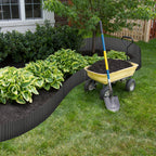 Lawn Edging with 15cm, 18cm, Metal, Galvanised Metal Wave Design Flexible Steel - product gallery image 15