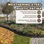 Lawn Edging with 15cm, 18cm, Metal, Galvanised Metal Wave Design Flexible Steel - product gallery image 6