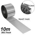 Lawn Edging with 15cm, 18cm, Metal, Galvanised Metal Wave Design Flexible Steel - product gallery image 7