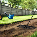 Lawn Levelling Tool with Non-Slip, 190cm, Rake 30x10 Inch Heavy Duty Steel - product gallery image 13