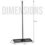 Lawn Levelling Tool with Non-Slip, 190cm, Rake 30x10 Inch Heavy Duty Steel - product gallery image 3