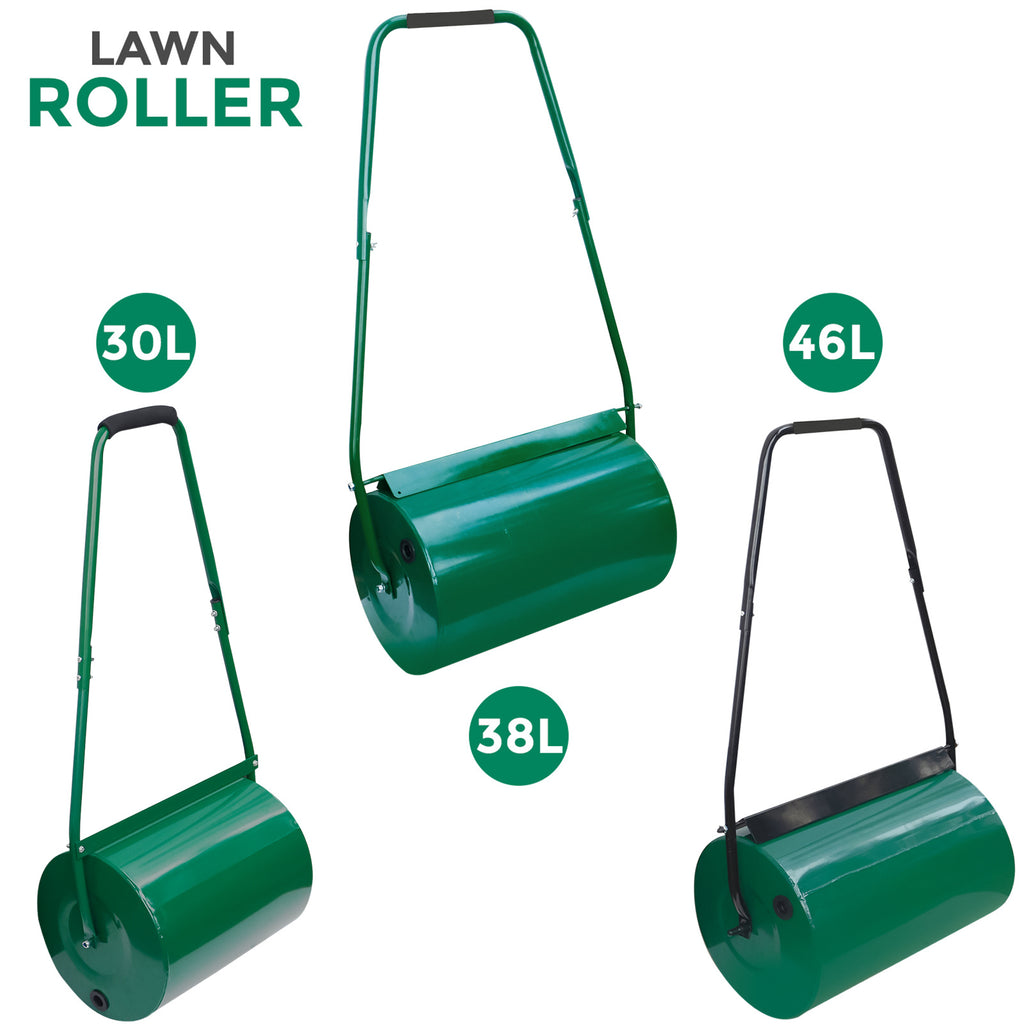 Lawn Roller with Wheels, Garden Heavy Duty Steel Water or - product gallery image 10