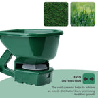 Lawn Spreader with 3 L, Hand Rotary Litre Adjustable Grass Seed - product gallery image 13