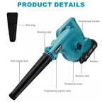 Leaf Blower with Cordless Vacuum 2-in-1 Battery Lightweight - product gallery image 6