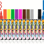 Liquid Chalk Marker with Glass, Markers or Colours Vibrant Neon Dual - product gallery image 3