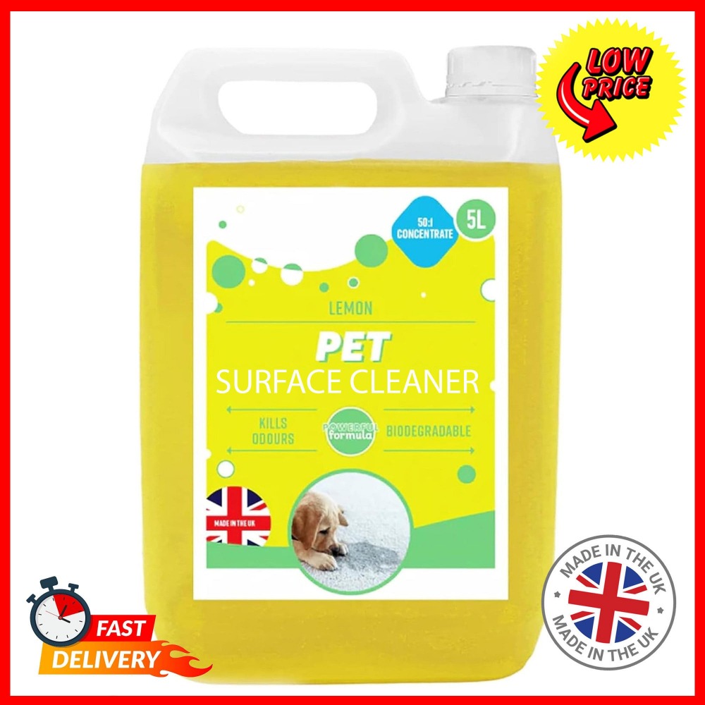 Litre Highly Effective Easy To Use Lemon with 5 L, Pet Surface Cleaner Ideal On All - product gallery image 5