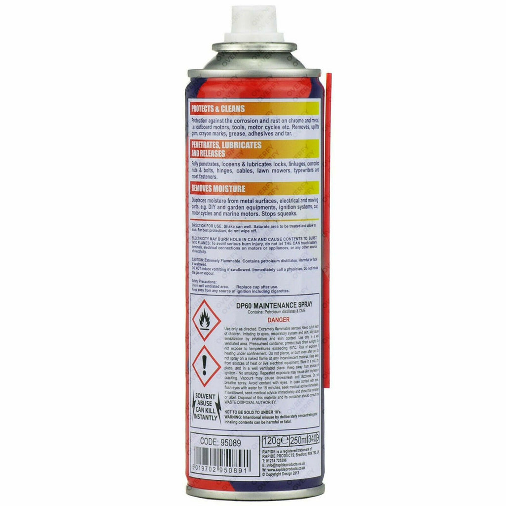 Lubricating Oil with Metal, 6, Rapide DP60 Multi-Purpose 6x250ml Rust - product gallery image 5
