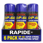 Lubricating Oil with Metal, 6, Rapide DP60 Multi-Purpose 6x250ml Rust