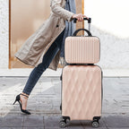 Luggage Set with Spinner Wheels, 2 Piece Cabin Suitcase Wheels Hard Shell - product gallery image 6