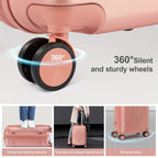 Luggage Set with Spinner Wheels, 2-Piece Hard Shell Spinner Suitcase - product gallery image 6