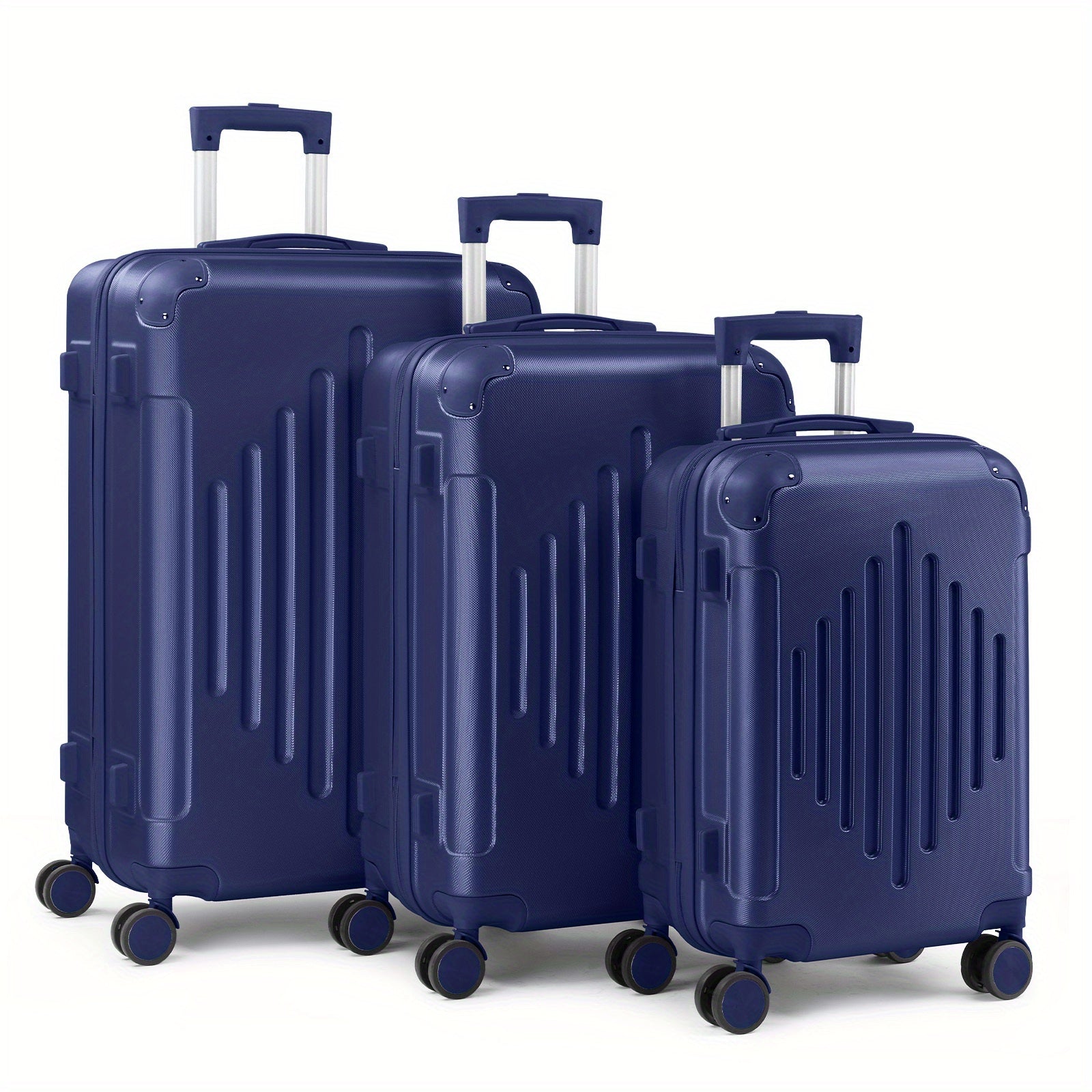 Luggage Set with Spinner Wheels, 3 Piece for travel - Blue option