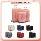 Luggage Set with Spinner Wheels, 3-Piece Hard Shell Inch Spinner Wheels
