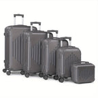Luggage Set with Spinner Wheels, 5-Piece Hard Shell Inch Spinner Wheels - product gallery image 2