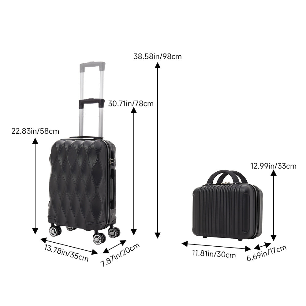 Luggage Set with Spinner Wheels, Telescopic Handle, Wheels - product gallery image 4