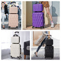 Luggage Set with Spinner Wheels, Telescopic Handle, Wheels