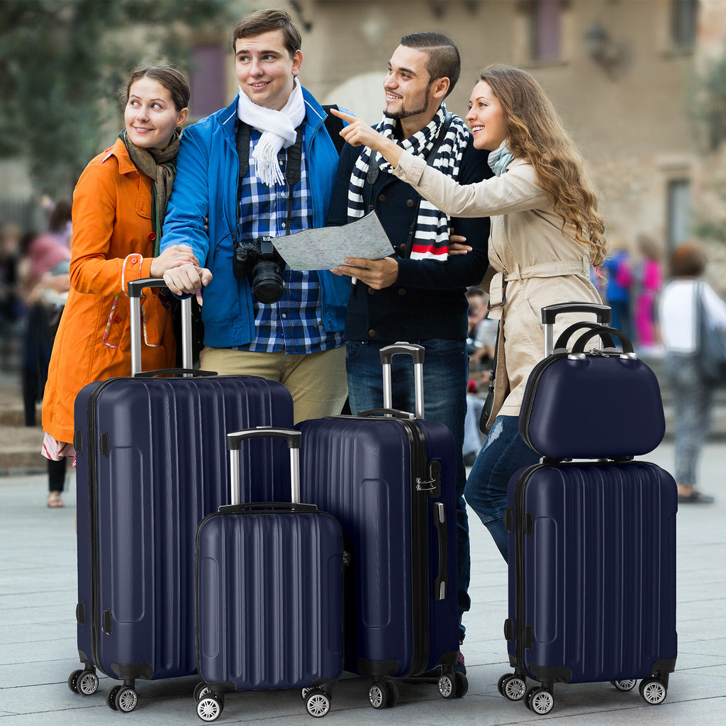 Luggage Set with Spinner Wheels, Telescopic Handle, Wheels, 5 Piece - product gallery image 5