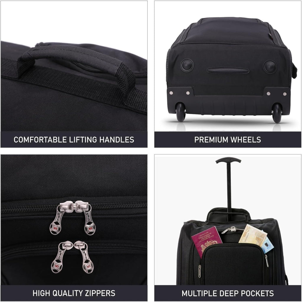 Luggage Set with Wheels, 55cm, Cabin Suitcase of Cities 21"/55cm Lightweight - product gallery image 3