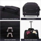Luggage Set with Wheels, 55cm, Cabin Suitcase of Cities 21"/55cm Lightweight - product gallery image 3