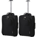 Luggage Set with Wheels, 55cm, Cabin Suitcase of Cities 21"/55cm Lightweight