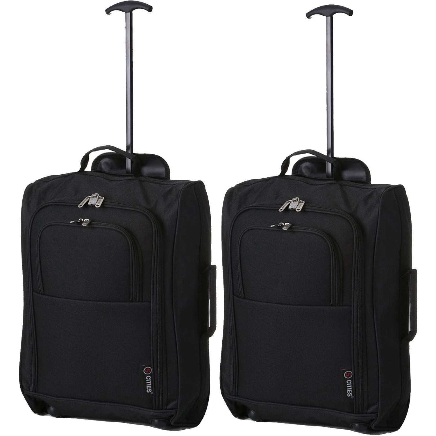 Luggage Set with Wheels, 55cm, Cabin Suitcase of Cities 21"/55cm Lightweight
