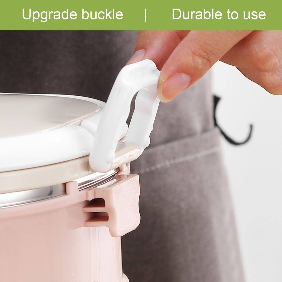 Lunch Boxes & Food Flask with Leakproof, Stainless Steel, 304 Stainless Steel + PP - product gallery image 5
