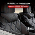 Luxury Car Neck Pillow with Nappa Headrest, Support Comfortable