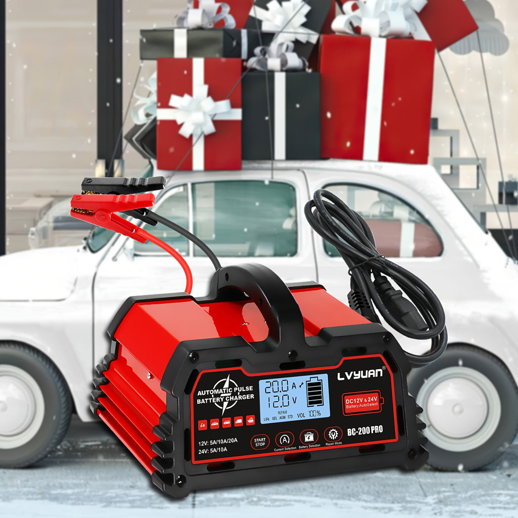 LVYUAN 12V25A 24V12A 12V20A Battery with Charger (Not Car Starter), LiFePO4 Lead-Acid - product gallery image 2