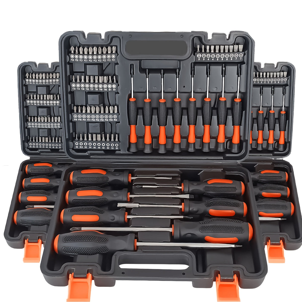 Magnetic Screwdriver Set Chrome Vanadium with Metal, 66pcs