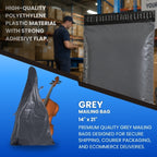 Mailing Bag with Self-Adhesive, Waterproof, Plastic, 100 Pack - product gallery image 3