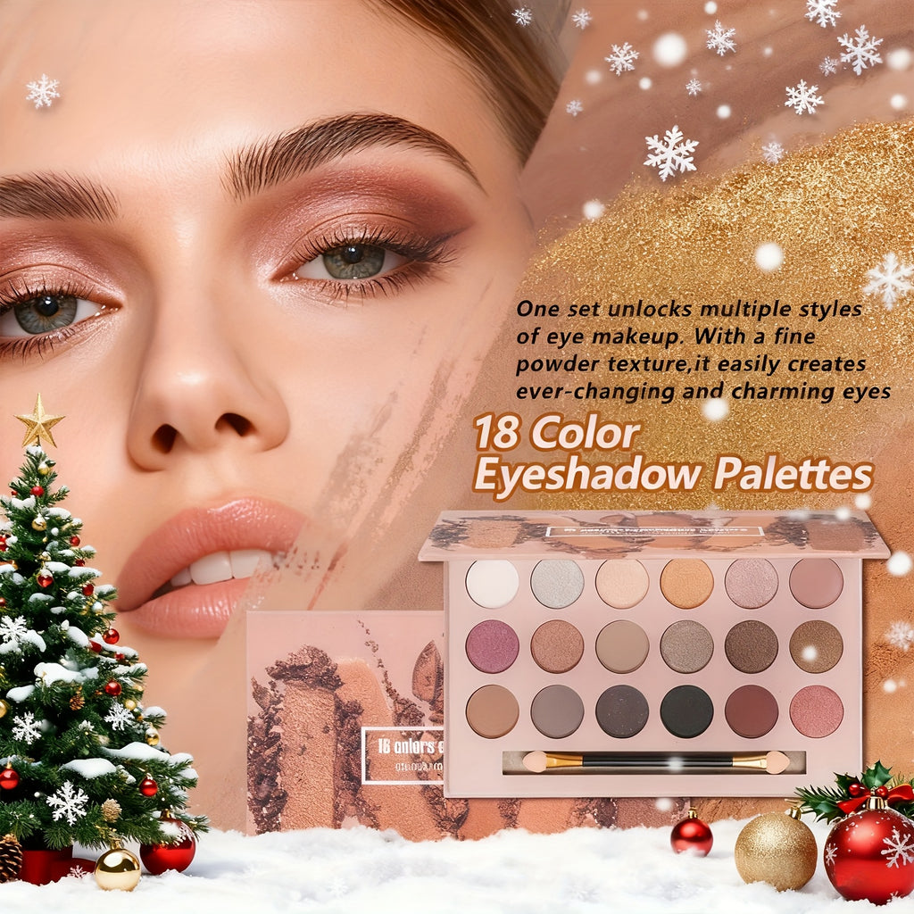 Makeup Gift Set with 21pc Full Women Foundation 18-Colour Eyeshadow - product gallery image 5