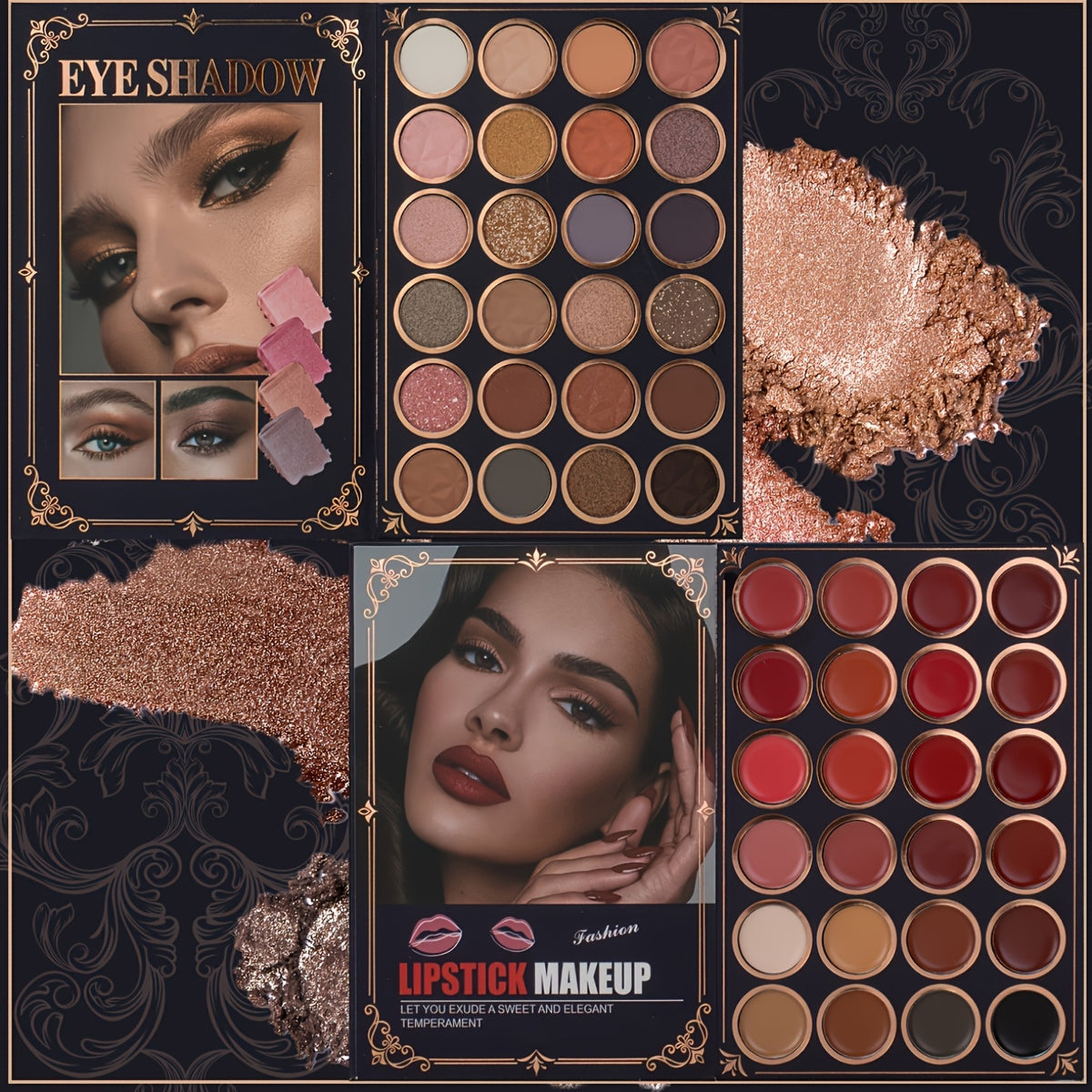 Makeup Gift Set with 21pc Full Women Foundation 18-Colour Eyeshadow - product gallery image 7