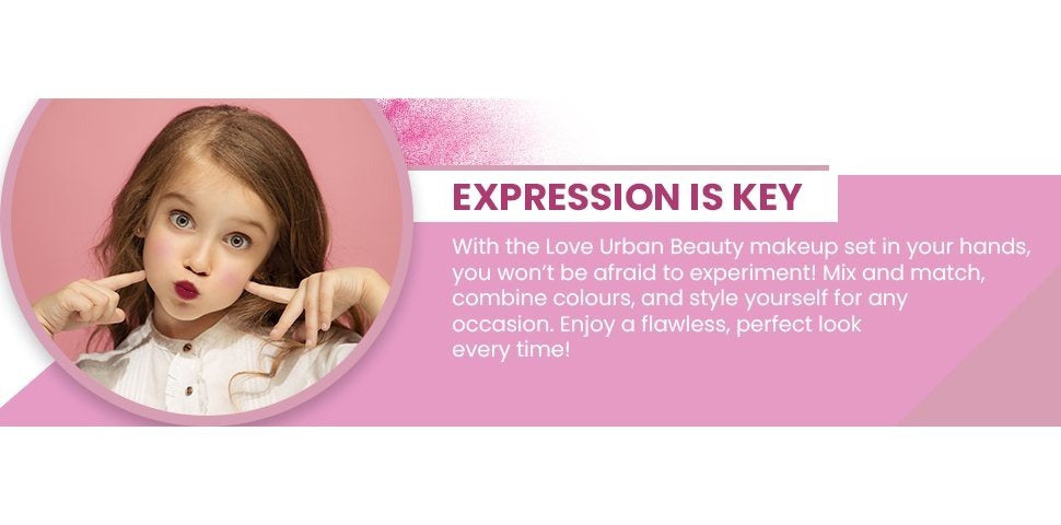 Makeup Gift Set with 82pcs, 1, Love Urban Beauty Hot Pink Vanity - product gallery image 12