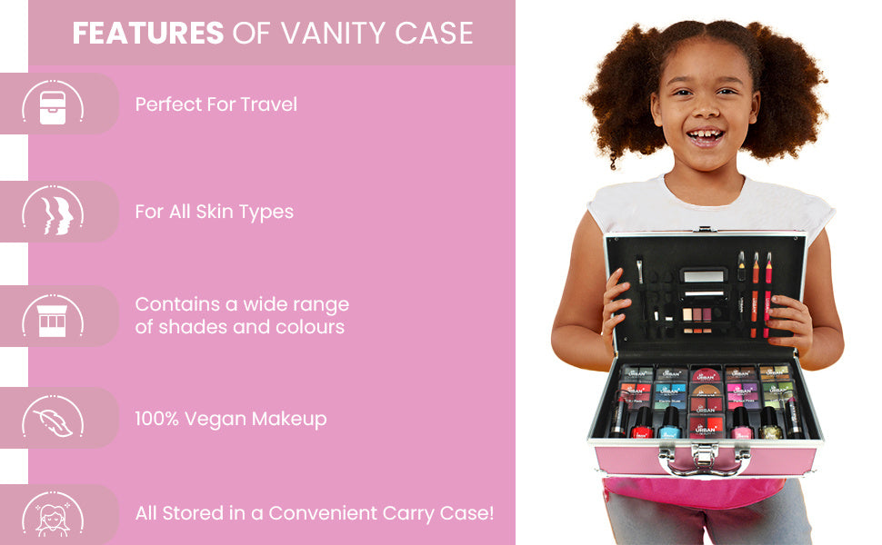 Makeup Gift Set with 82pcs, 1, Love Urban Beauty Hot Pink Vanity - product gallery image 9
