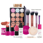 Makeup Gift Set with Waterproof, Complete Eyeshadow Palette, Blush Foundation - product gallery image 3