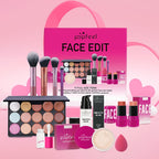 Makeup Gift Set with Waterproof, Complete Eyeshadow Palette, Blush Foundation