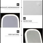 Makeup Mirror with Rechargeable, Magnifying Light Rechargeable Desktop Vanity - product gallery image 19