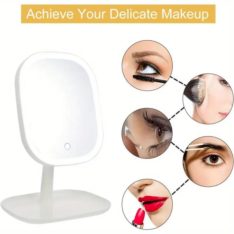 Makeup Mirror with Rechargeable, Magnifying Light Rechargeable Desktop Vanity - product gallery image 20