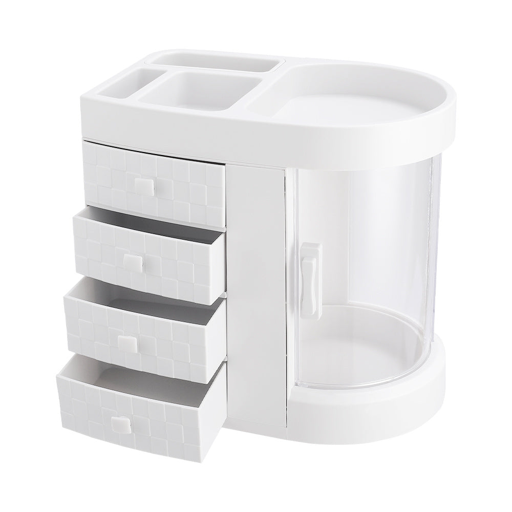 Makeup Organiser with Space-Saving, Drawers Top Platform Desktop Cosmetic Storage - product gallery image 14